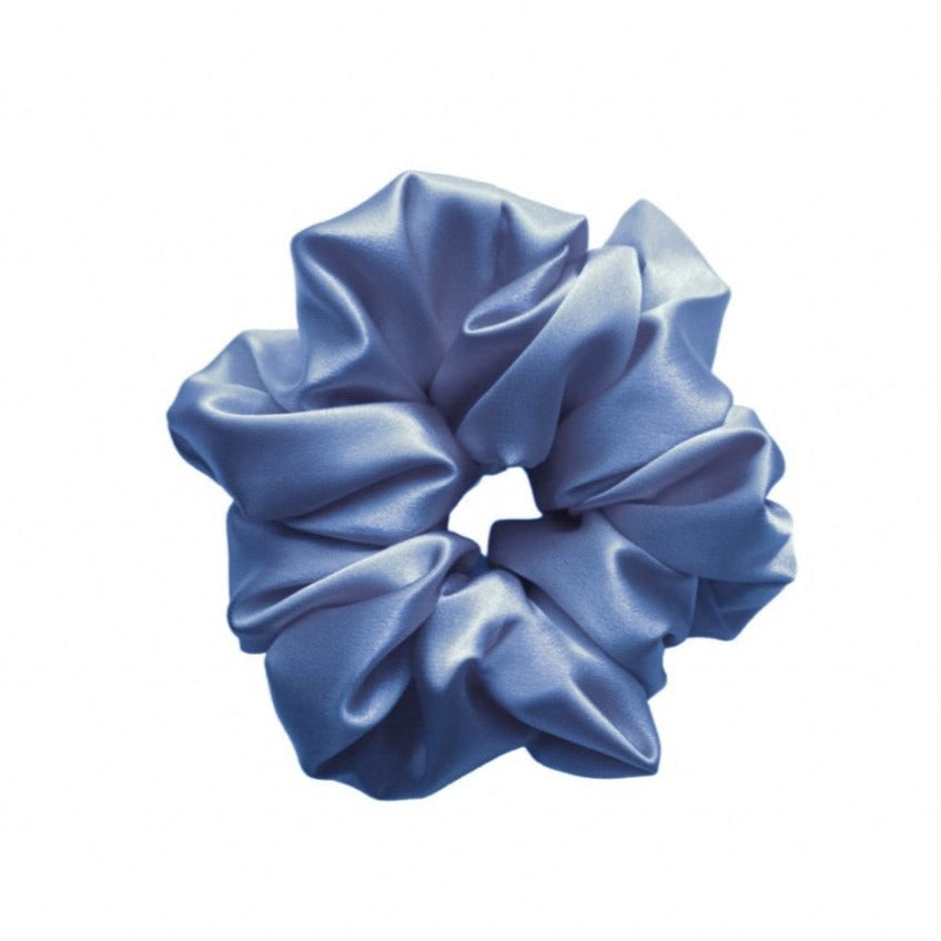 XXL Silk Scrunchies in Azul