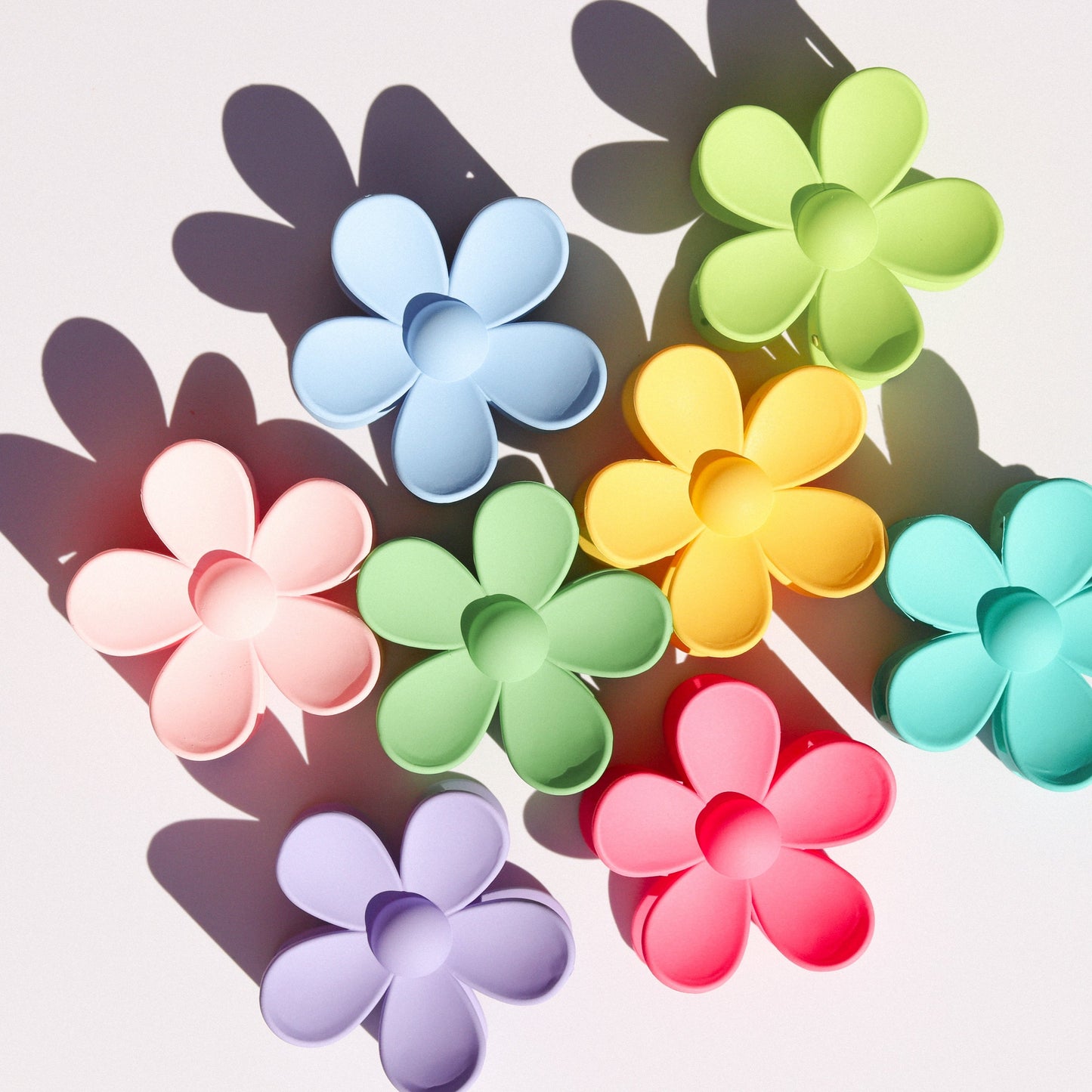 Flower Clip in Hot Pink